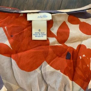 Odille Anthropologie Silk Blouse